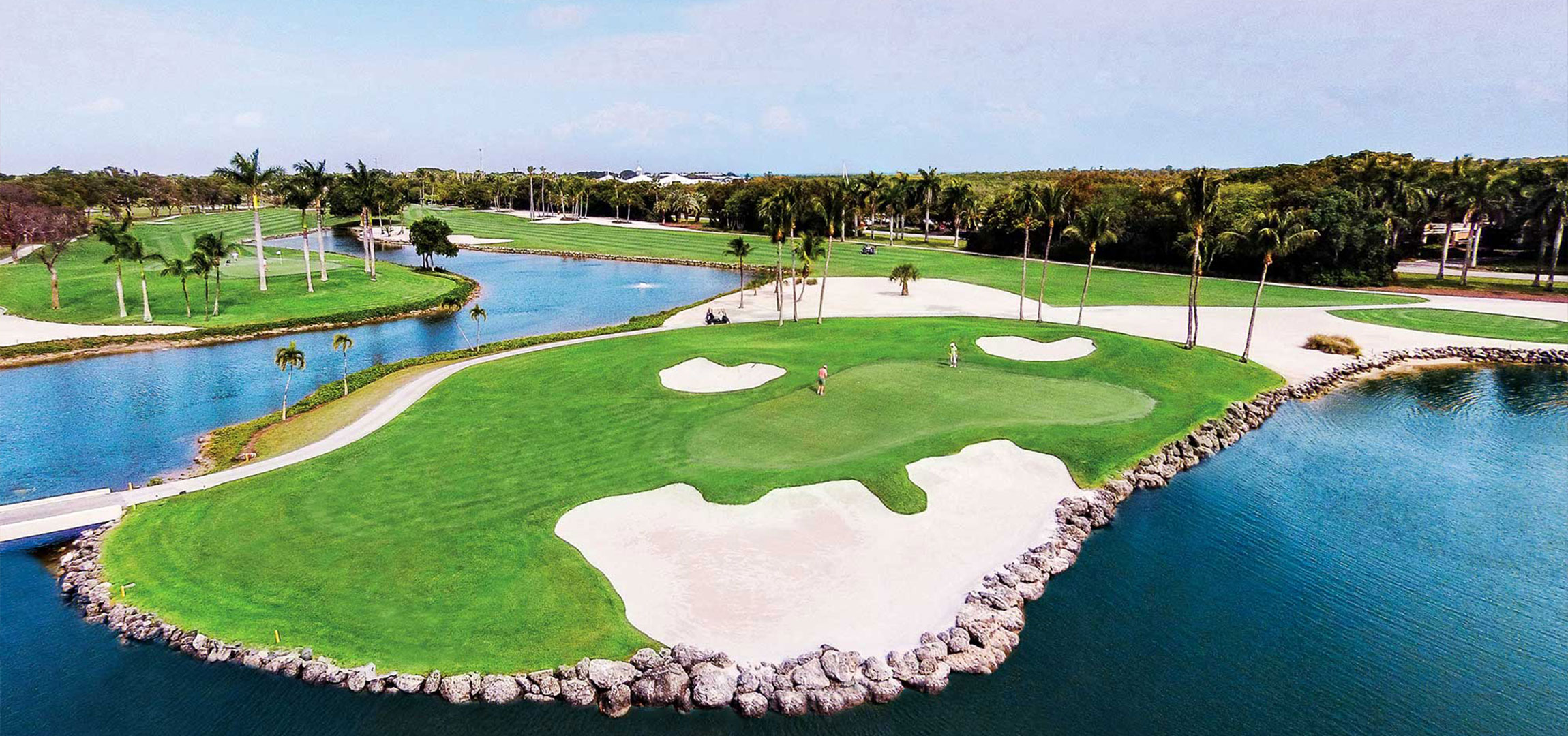 Golf course closeup at Ocean Reef Club